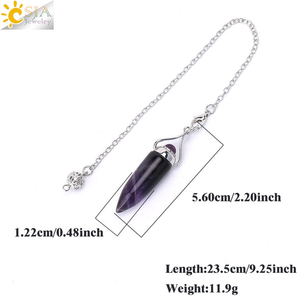 Mixed Crystal Dowsing Pendulum-ToShay.org