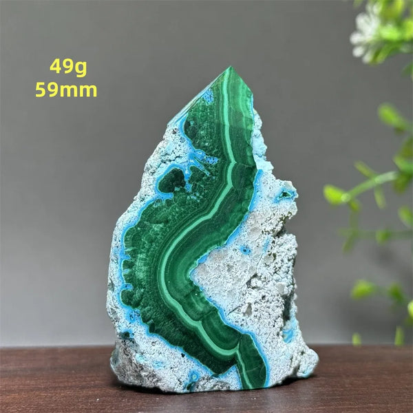 Blue Chrysocolla Tower-ToShay.org