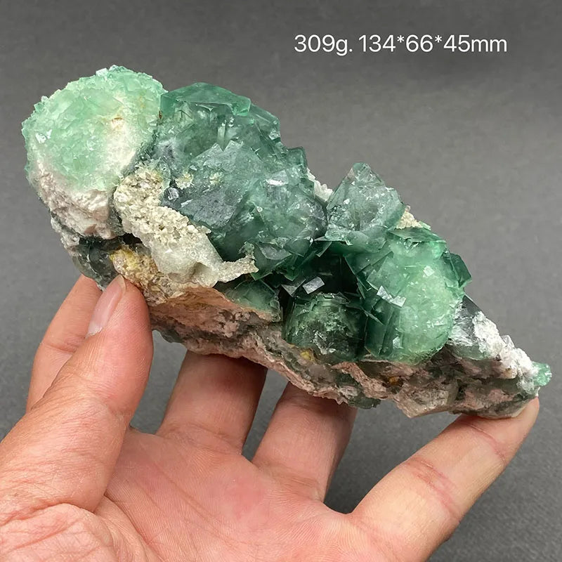 Green Fluorite Crystal-ToShay.org