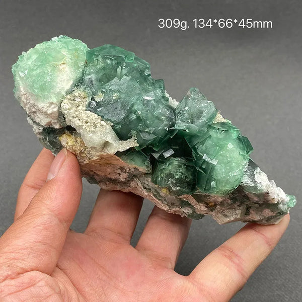 Green Fluorite Crystal-ToShay.org