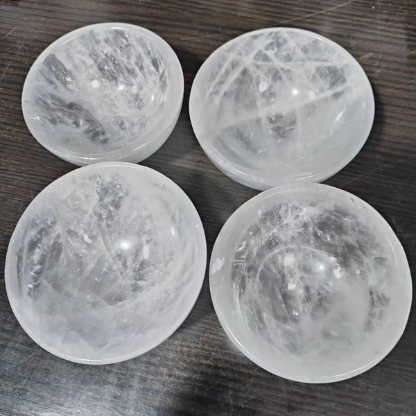 White Quartz Bowl-ToShay.org