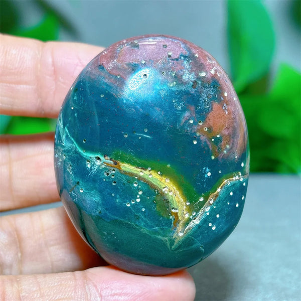 Ocean Jasper Palm Stone-ToShay.org