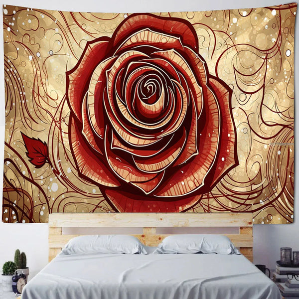 Flower Art Tapestry-ToShay.org