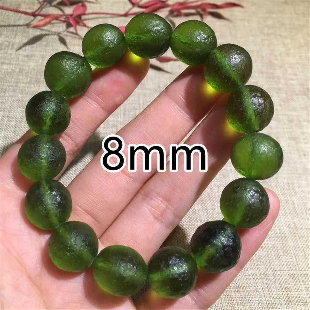 Green Meteorite Moldavite Bracelet-ToShay.org