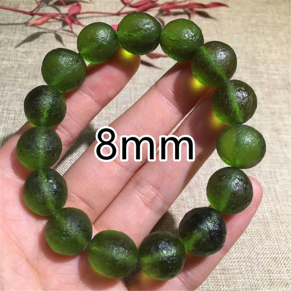 Green Meteorite Moldavite Bracelet-ToShay.org