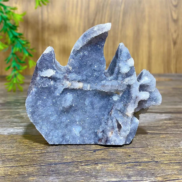 Blue Sphalerite Druzy Flame-ToShay.org