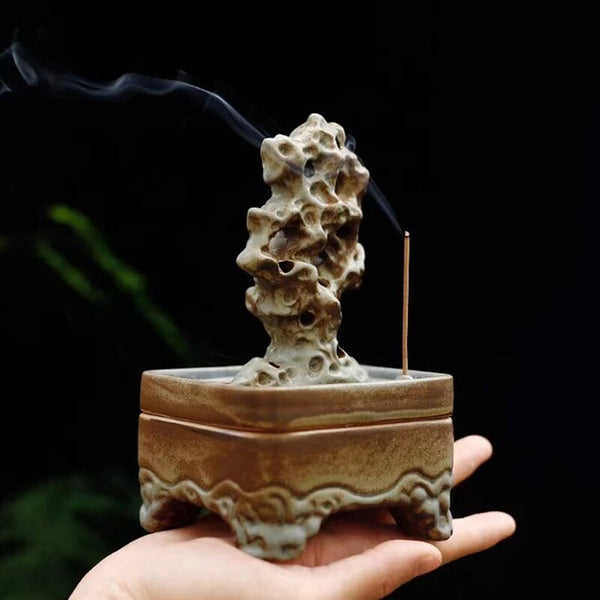 Taihu Stone Incense Furnace-ToShay.org