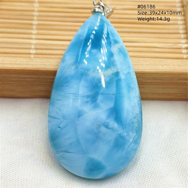 Blue Larimar Pendant-ToShay.org