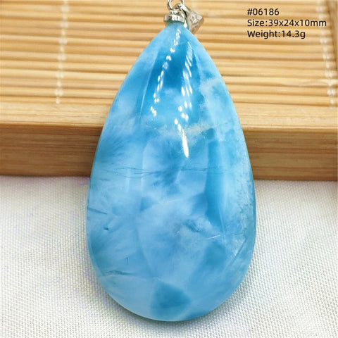 Blue Larimar Pendant-ToShay.org