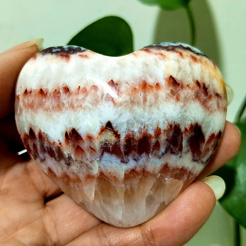 Red Striped Agate Heart-ToShay.org