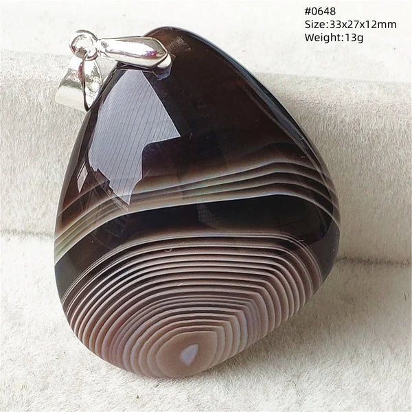 Grey Lace Agate Pendant-ToShay.org