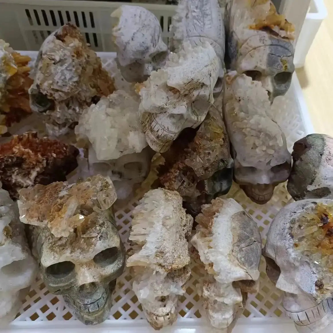 Grey Ore Cluster Skulls-ToShay.org