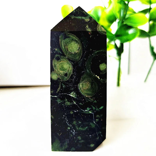 Green Peacock Eye Wand-ToShay.org
