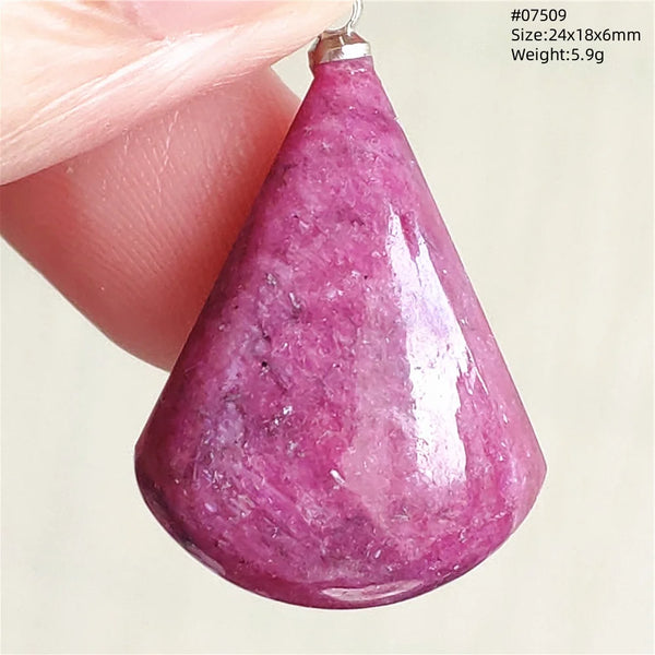 Red Ruby Zoisite Pendant-ToShay.org