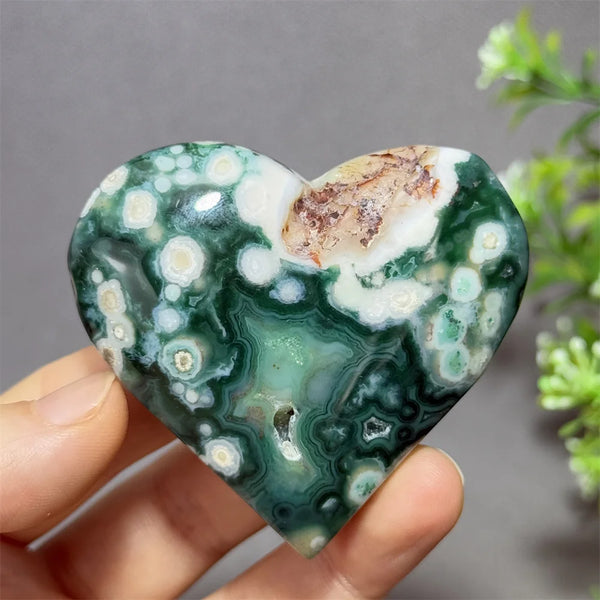 Green Cherry Blossom Agate-ToShay.org