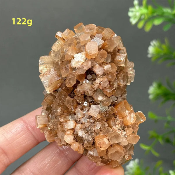 Orange Aragonite Crystal Cluster-ToShay.org