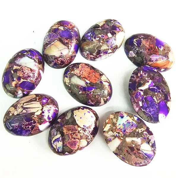 Mixed Imperial Jasper Cabochons-ToShay.org