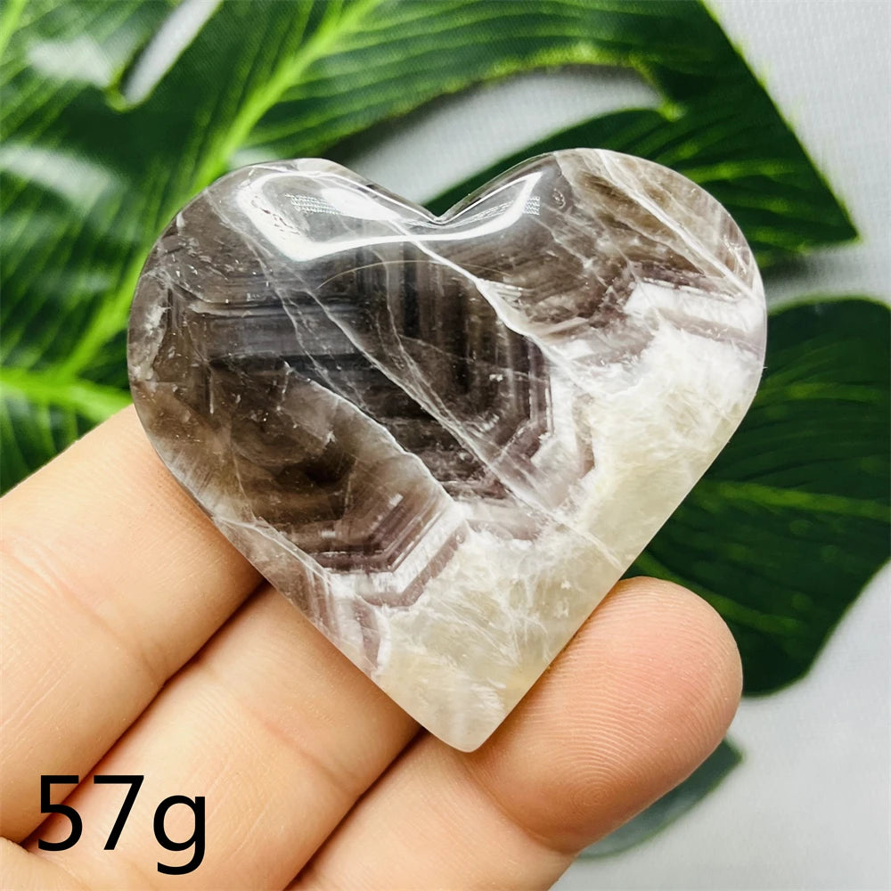 Purple Agate Amethyst Heart-ToShay.org