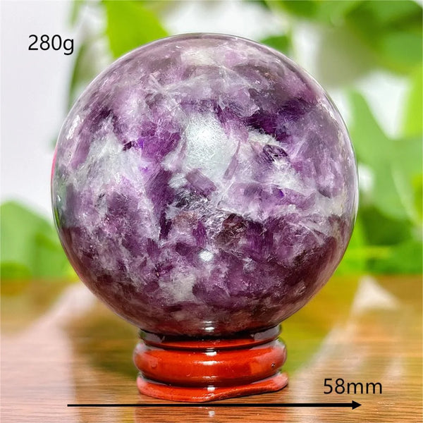 Purple Lepidolite Ball-ToShay.org