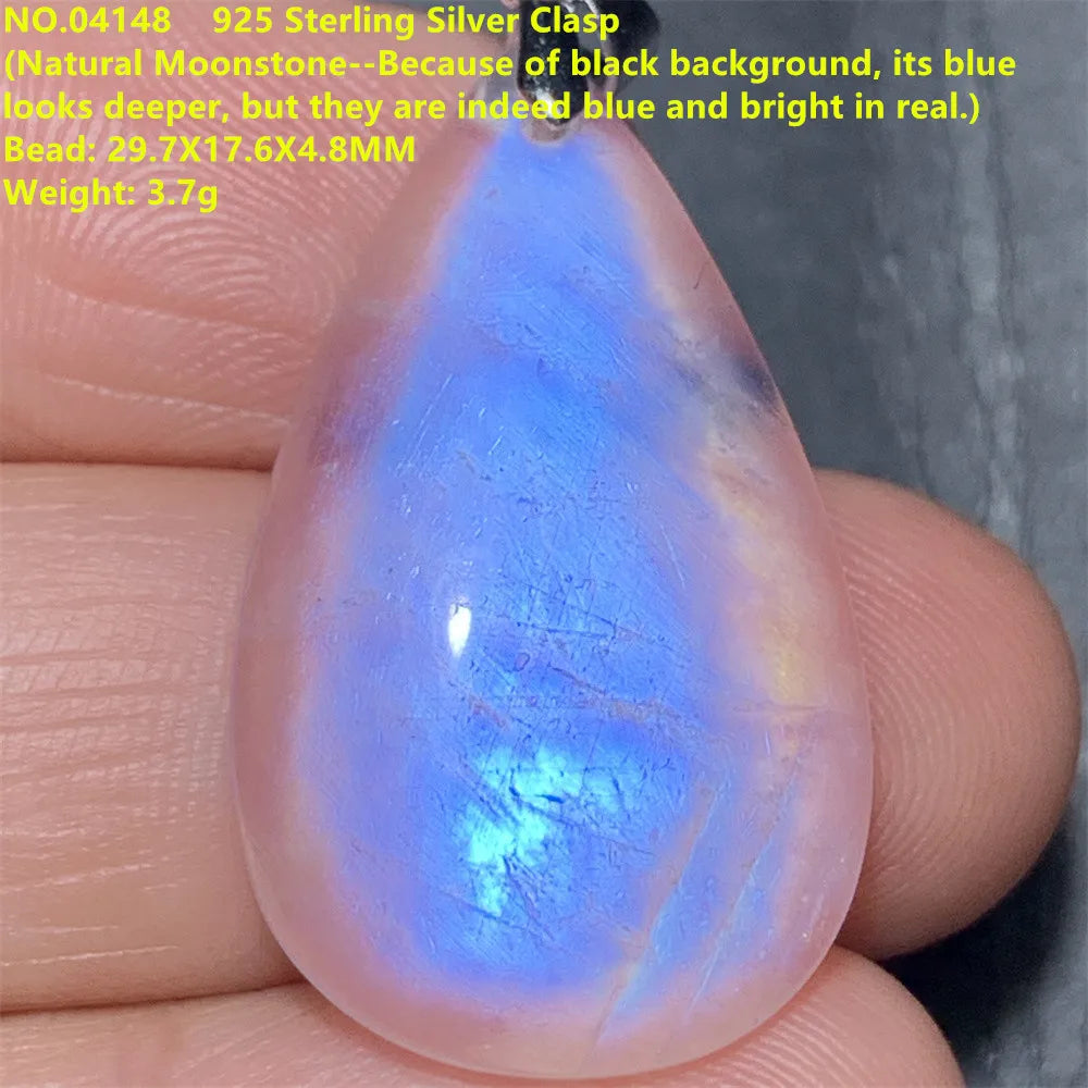 Blue Light Moonstone Pendants-ToShay.org