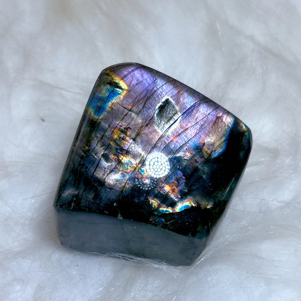 Purple Blue Labradorite-ToShay.org