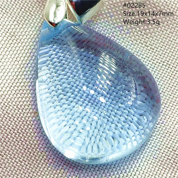 Blue Topaz Crystal Pendant-ToShay.org