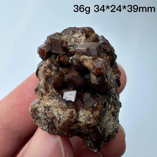 Red Garnet Quartz Crystals-ToShay.org