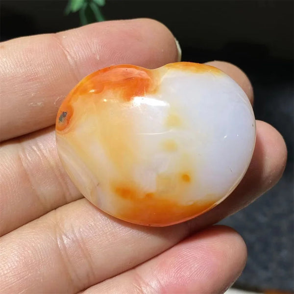 Orange Carnelian Heart-ToShay.org