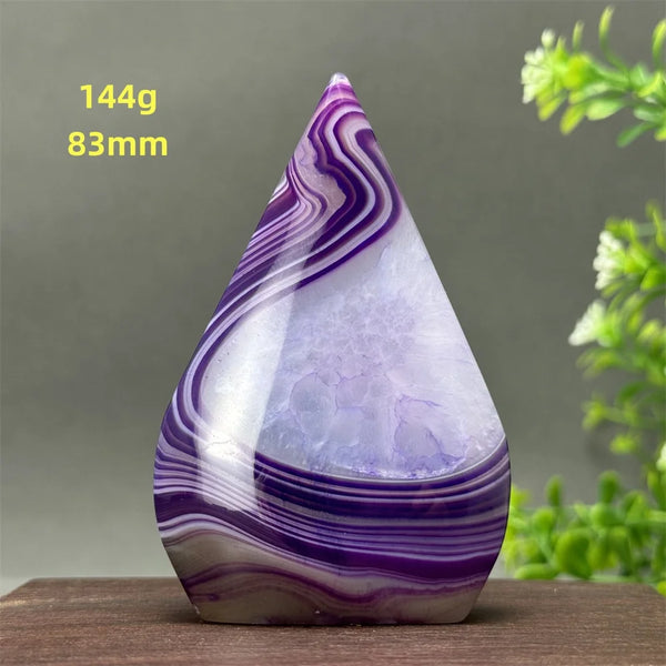 Purple Agate Torch-ToShay.org