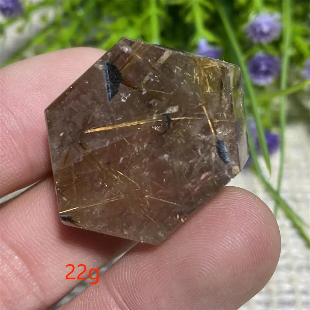 Gold Rutilated Quartz Rock-ToShay.org