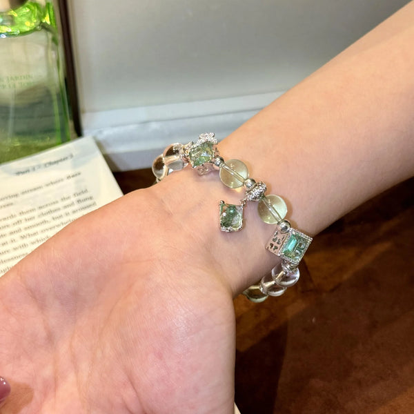Green Fluorite Bracelet-ToShay.org