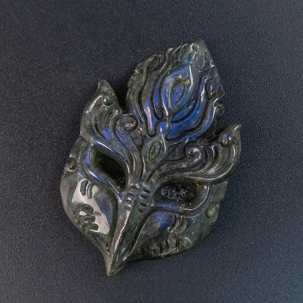 Blue Labradorite Mask-ToShay.org