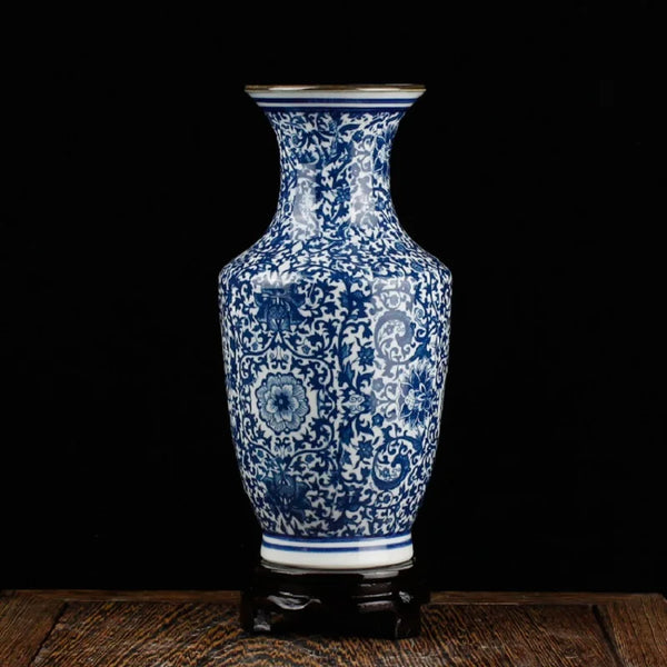 Blue White Porcelain Vase-ToShay.org