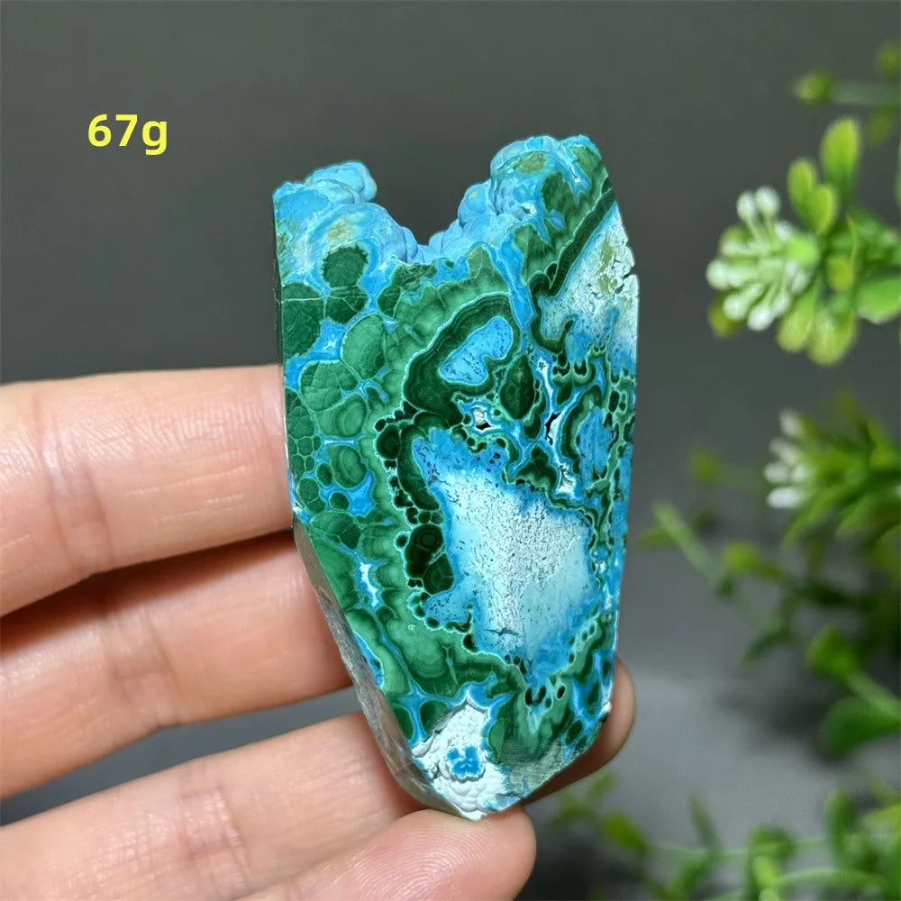 Green Peacock Rough Stone-ToShay.org