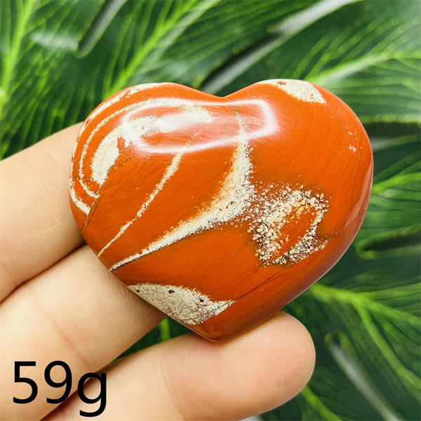 Red Jade Agate Heart-ToShay.org