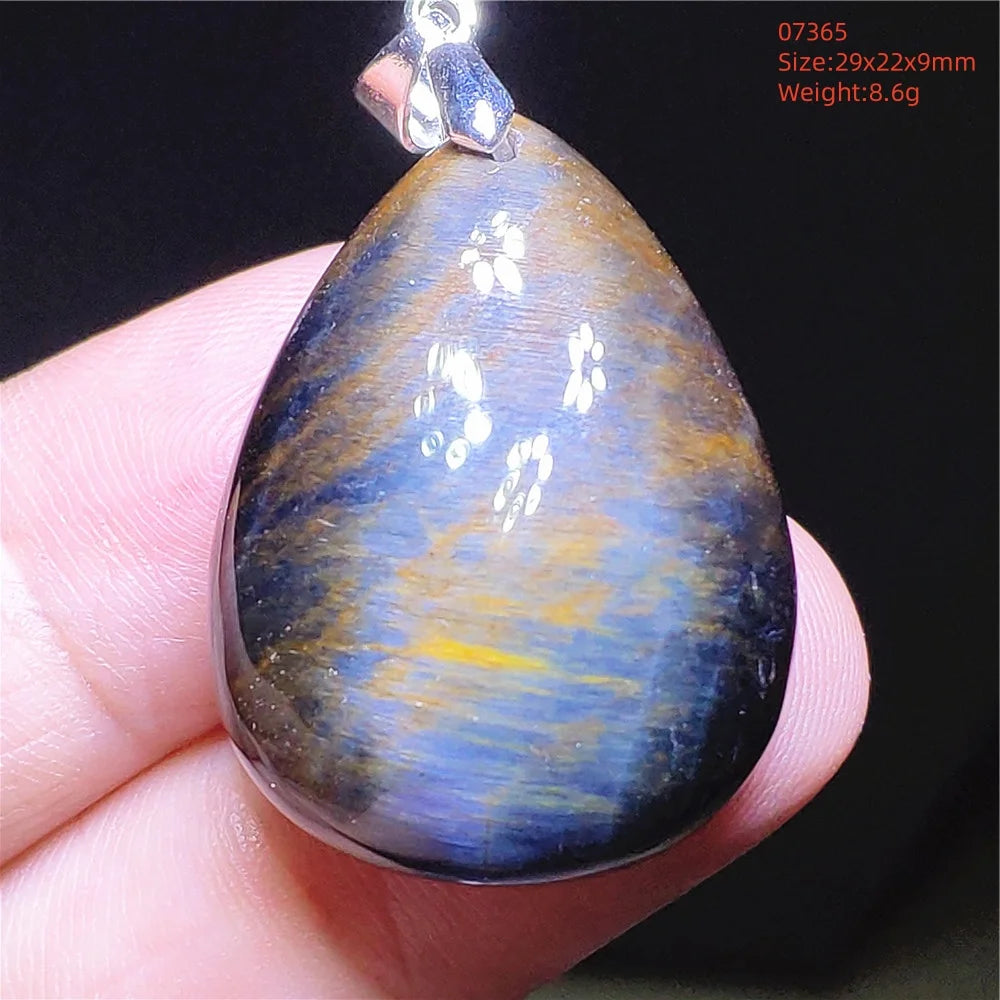 Blue Pietersite Pendant-ToShay.org