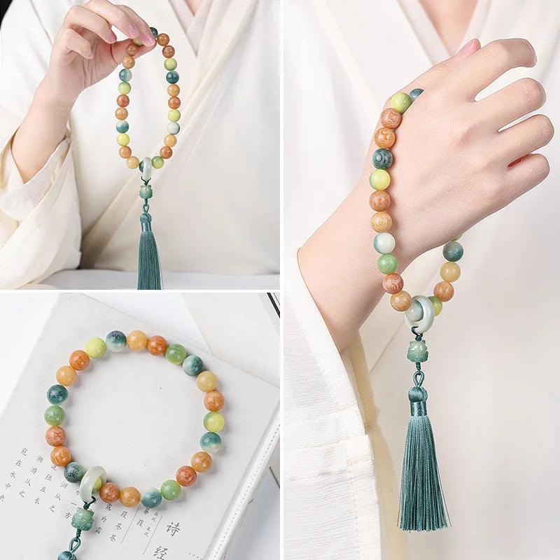 Mixed Bodhi Bead Bracelet-ToShay.org
