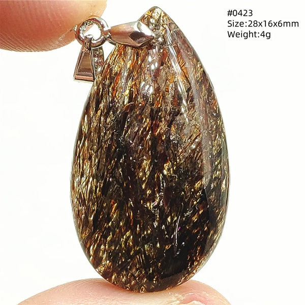 Black Rutilated Copper Quartz-ToShay.org