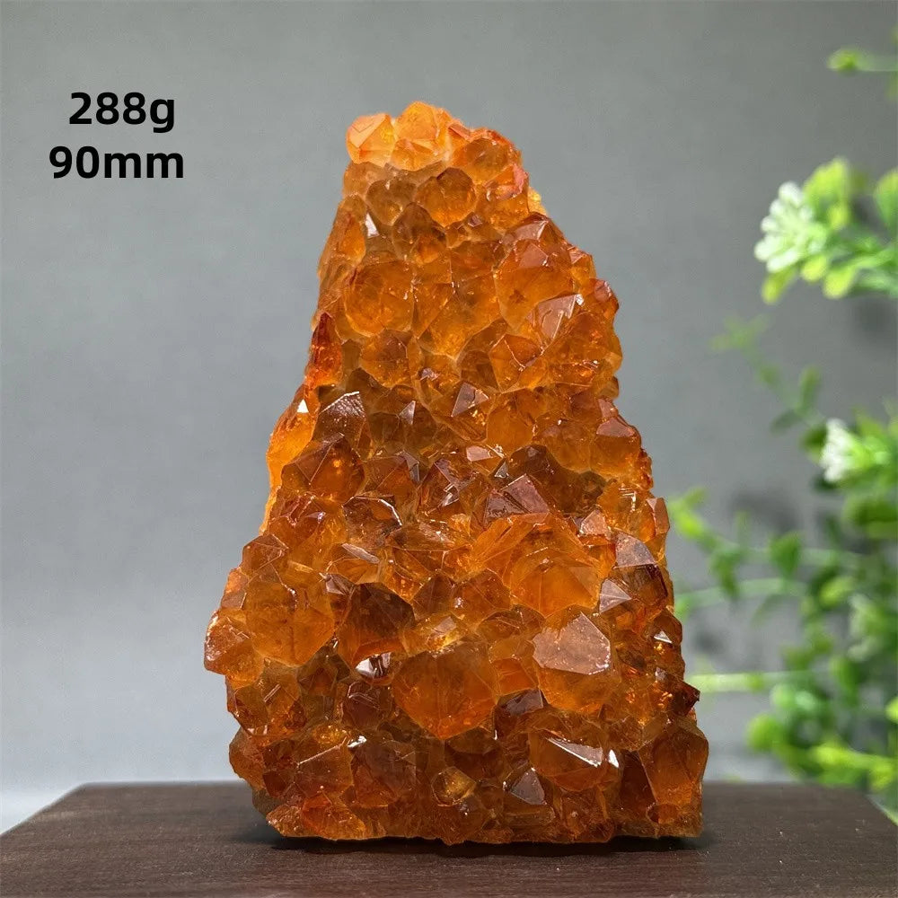 Orange Citrine Cave Cluster-ToShay.org
