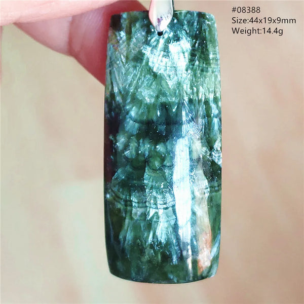 Green Seraphinite Pendant-ToShay.org