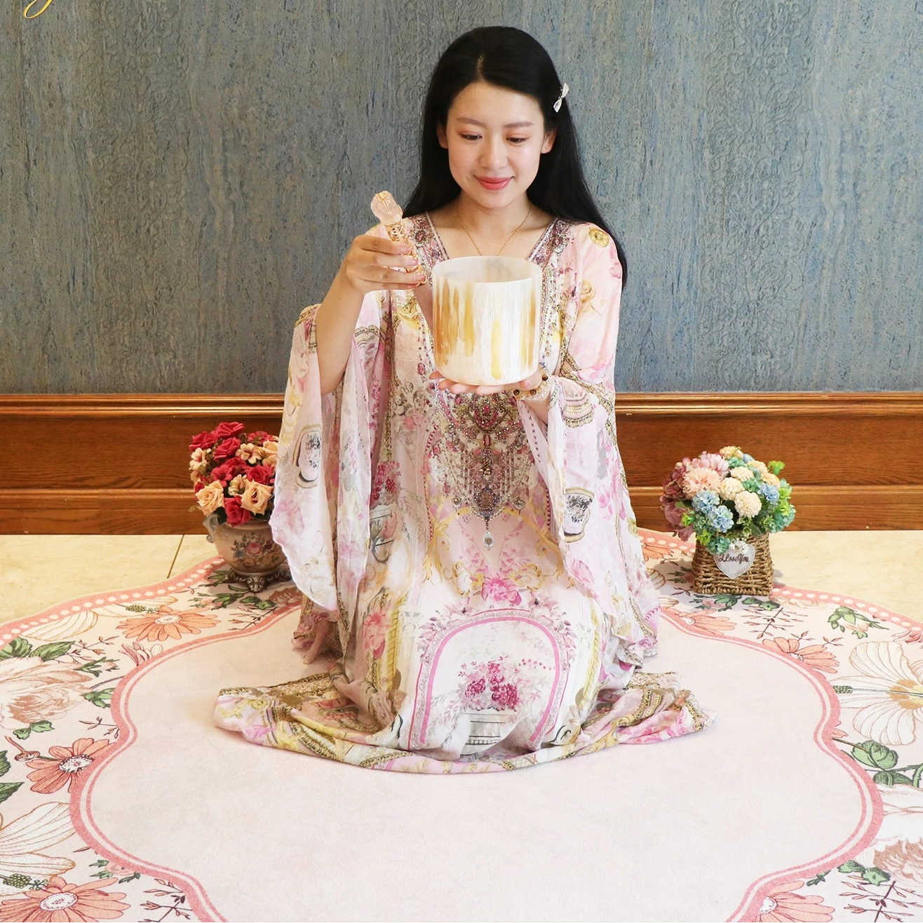 White Alchemy Crystal Singing Bowl-ToShay.org