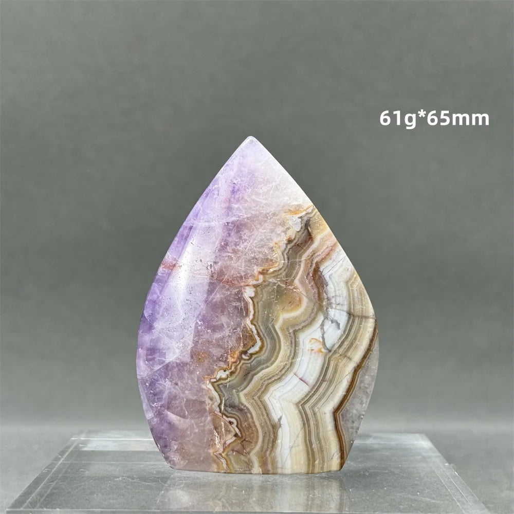 Purple Amethyst Agate Torch-ToShay.org