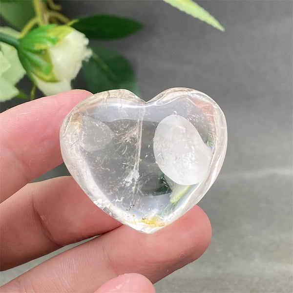 Clear Crystal Heart-ToShay.org