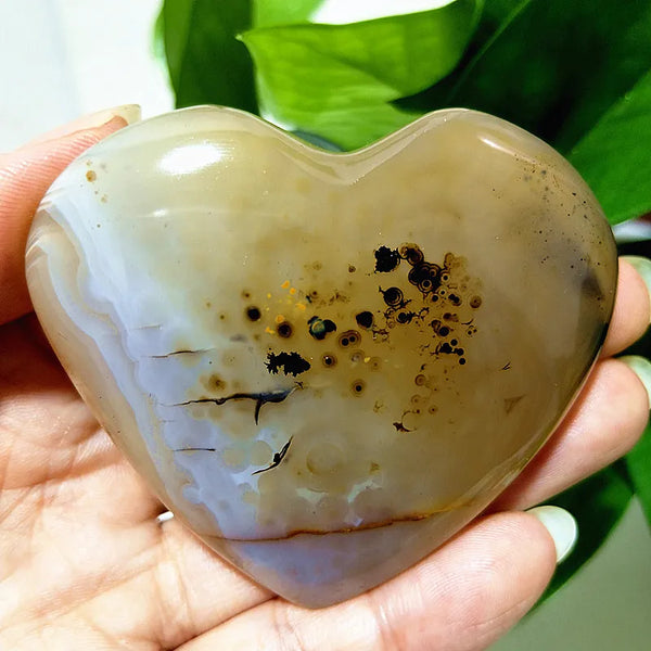 Green Moss Agate Heart-ToShay.org