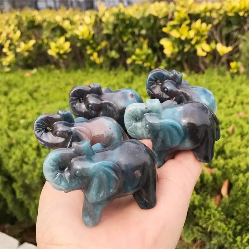 Blue Trolleite Elephant-ToShay.org