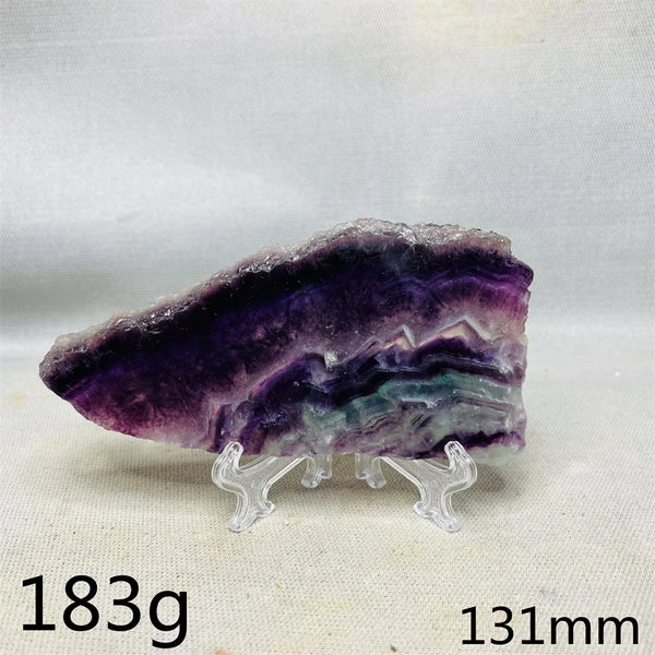 Purple Fluorite Rainbow Slice-ToShay.org