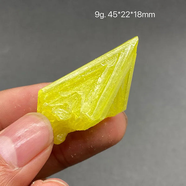 Yellow Sulfur Mineral Crystal-ToShay.org