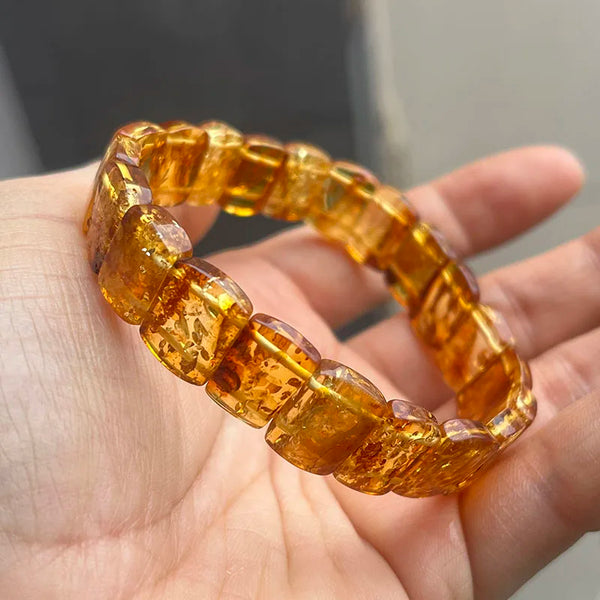 Yellow Amber Bracelet-ToShay.org