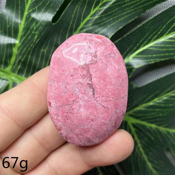 Pink Peach Jade Palm Stone-ToShay.org
