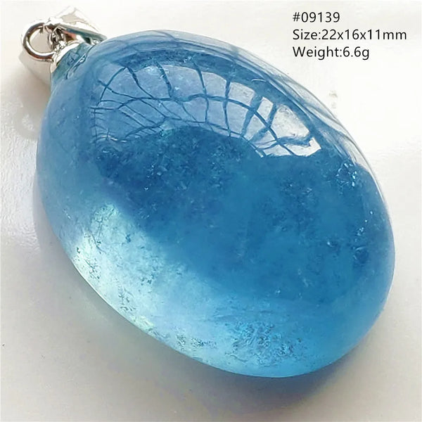 Blue Aquamarine Quartz Pendant-ToShay.org